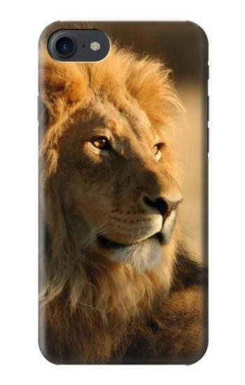 S1046 Lion King of Forest Etui Coque Housse pour iPhone 7, iPhone 8