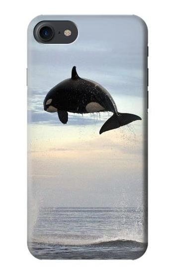 S1349 Killer whale Orca Etui Coque Housse pour iPhone 7, iPhone 8