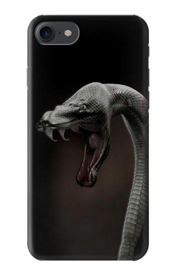 S1597 Black Mamba Snake Etui Coque Housse pour iPhone 7, iPhone 8