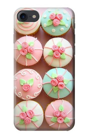 S1718 Yummy Cupcakes Etui Coque Housse pour iPhone 7, iPhone 8
