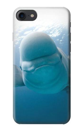 S1801 Beluga Whale Smile Whale Etui Coque Housse pour iPhone 7, iPhone 8