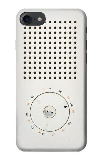 S1857 Retro Transistor Radio Etui Coque Housse pour iPhone 7, iPhone 8