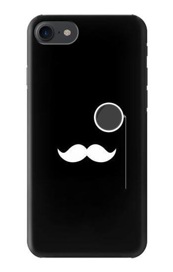 S1946 Sir Mustache Minimalism Etui Coque Housse pour iPhone 7, iPhone 8