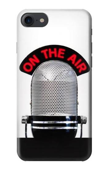 S2381 Vintage Radio Microphone On The Air Etui Coque Housse pour iPhone 7, iPhone 8