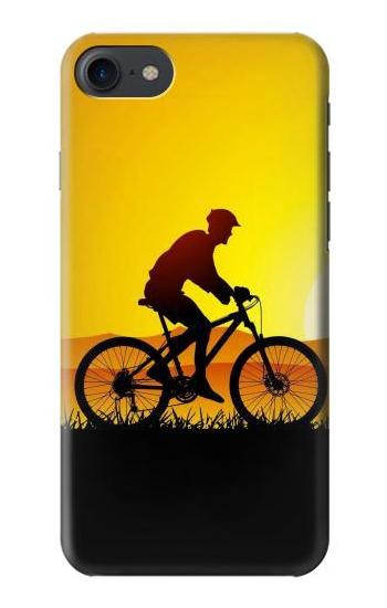 S2385 Bicycle Bike Sunset Etui Coque Housse pour iPhone 7, iPhone 8