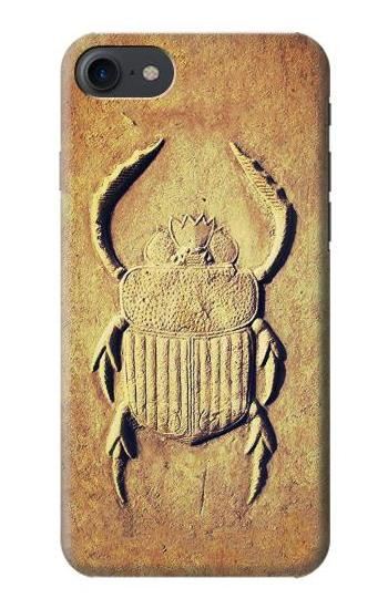 S2401 Egyptian Scarab Beetle Graphic Printed Etui Coque Housse pour iPhone 7, iPhone 8