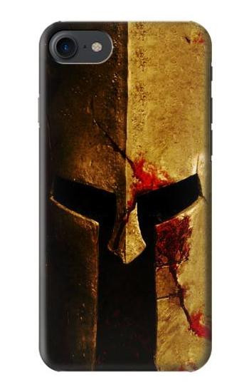 S2439 Warrior Spartan Helmet Etui Coque Housse pour iPhone 7, iPhone 8