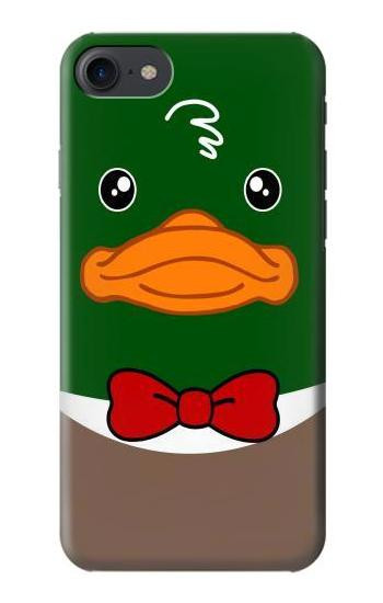 S2762 Green Head Mallard Duck Tuxedo Cartoon Etui Coque Housse pour iPhone 7, iPhone 8