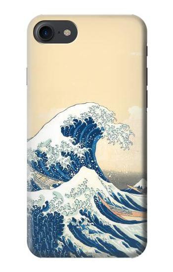 S2790 Hokusai Under The Wave off Kanagawa Etui Coque Housse pour iPhone 7, iPhone 8