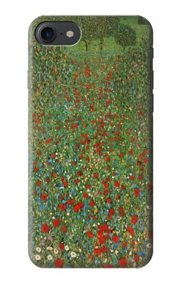 S2872 Gustav Klimt Poppy Field Etui Coque Housse pour iPhone 7, iPhone 8