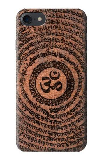 S2874 Om Symbol Tattoo Etui Coque Housse pour iPhone 7, iPhone 8