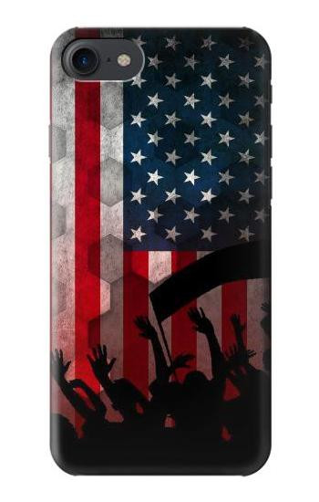 S2989 USA America Soccer Copa 2016 Etui Coque Housse pour iPhone 7, iPhone 8