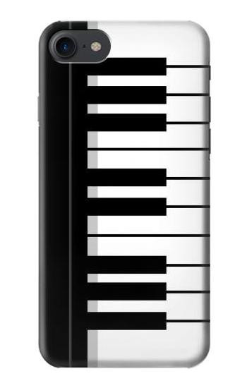 S3078 Black and White Piano Keyboard Etui Coque Housse pour iPhone 7, iPhone 8