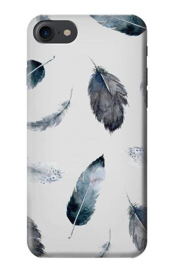 S3085 Feather Paint Pattern Etui Coque Housse pour iPhone 7, iPhone 8