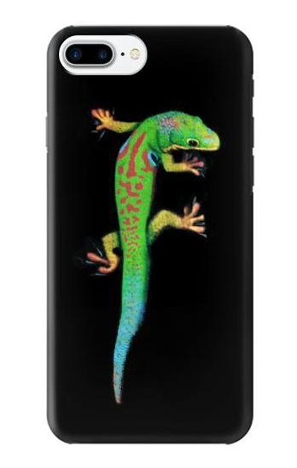 S0125 Green Madagascan Gecko Etui Coque Housse pour iPhone 7 Plus, iPhone 8 Plus