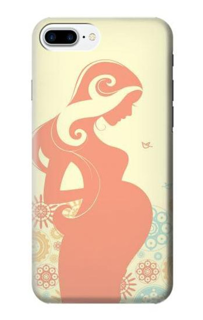 S0815 Pregnant Art Etui Coque Housse pour iPhone 7 Plus, iPhone 8 Plus