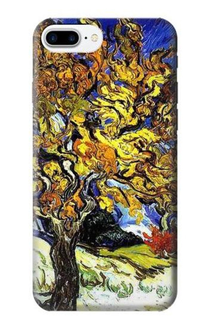S0902 Mulberry Tree Van Gogh Etui Coque Housse pour iPhone 7 Plus, iPhone 8 Plus