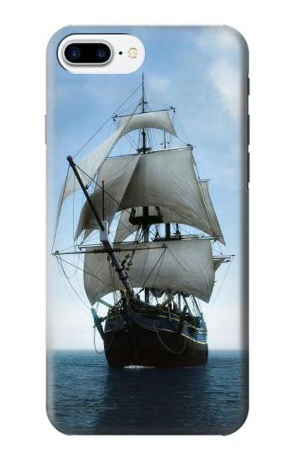 S1096 Sailing Ship in an Ocean Etui Coque Housse pour iPhone 7 Plus, iPhone 8 Plus