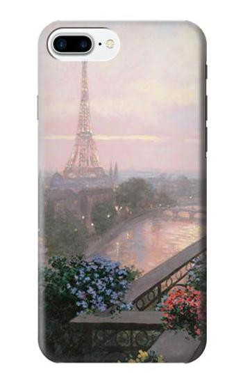 S1443 Terrace in Paris Eifel Etui Coque Housse pour iPhone 7 Plus, iPhone 8 Plus