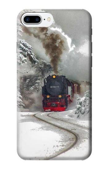 S1509 Steam Train Etui Coque Housse pour iPhone 7 Plus, iPhone 8 Plus