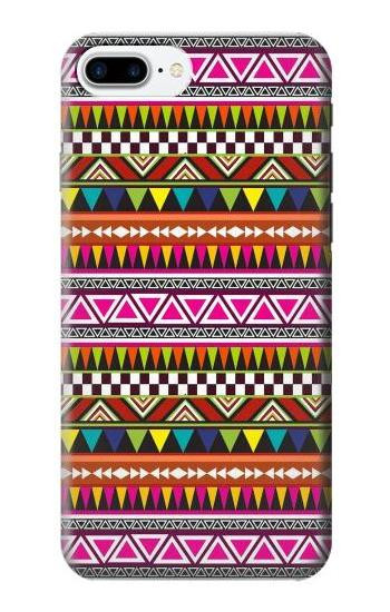 S2292 Aztec Tribal Pattern Etui Coque Housse pour iPhone 7 Plus, iPhone 8 Plus
