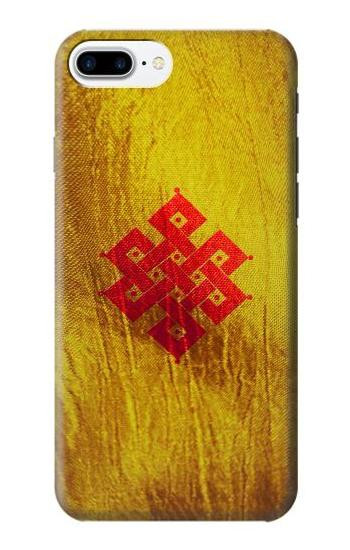 S2318 Eternal Knot Buddhist Spiritual Meditation Etui Coque Housse pour iPhone 7 Plus, iPhone 8 Plus