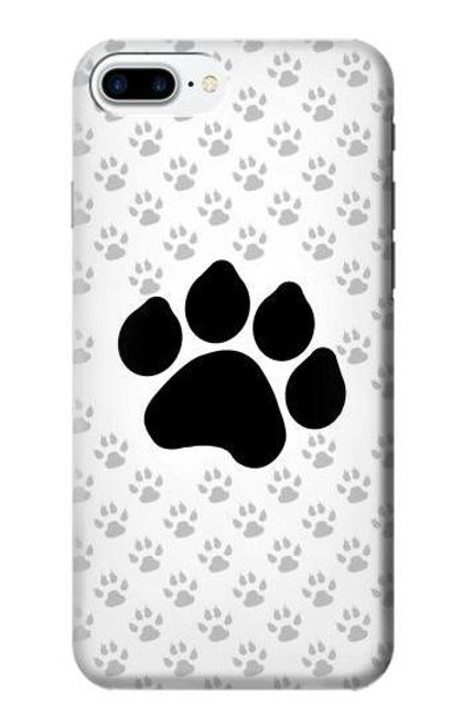 S2355 Paw Foot Print Etui Coque Housse pour iPhone 7 Plus, iPhone 8 Plus