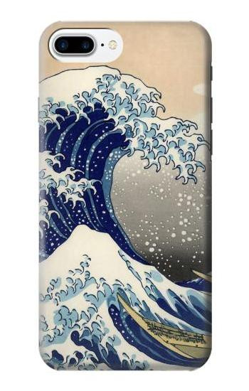 S2389 Hokusai The Great Wave off Kanagawa Etui Coque Housse pour iPhone 7 Plus, iPhone 8 Plus