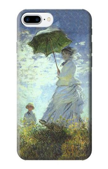 S2415 Claude Monet Woman with a Parasol Etui Coque Housse pour iPhone 7 Plus, iPhone 8 Plus