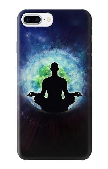 S2527 Yoga Nature Universe Etui Coque Housse pour iPhone 7 Plus, iPhone 8 Plus