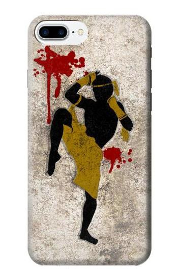 S2635 Muay Thai Kickboxing Fight Blood Etui Coque Housse pour iPhone 7 Plus, iPhone 8 Plus