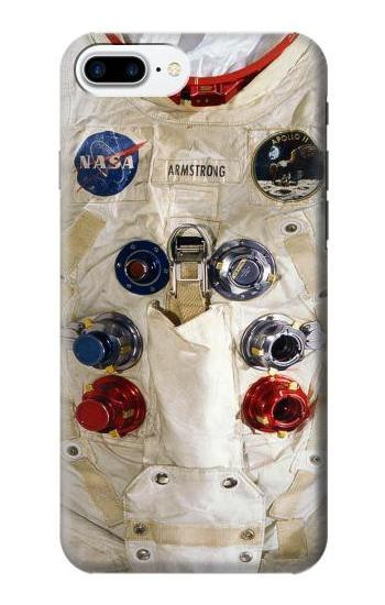S2639 Neil Armstrong White Astronaut Space Suit Etui Coque Housse pour iPhone 7 Plus, iPhone 8 Plus