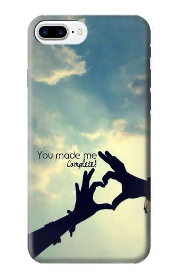 S2640 You Made Me Complete Love Etui Coque Housse pour iPhone 7 Plus, iPhone 8 Plus