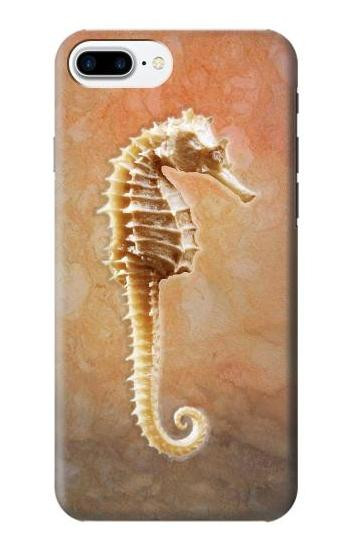 S2674 Seahorse Skeleton Fossil Etui Coque Housse pour iPhone 7 Plus, iPhone 8 Plus