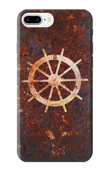 S2766 Ship Wheel Rusty Texture Etui Coque Housse pour iPhone 7 Plus, iPhone 8 Plus