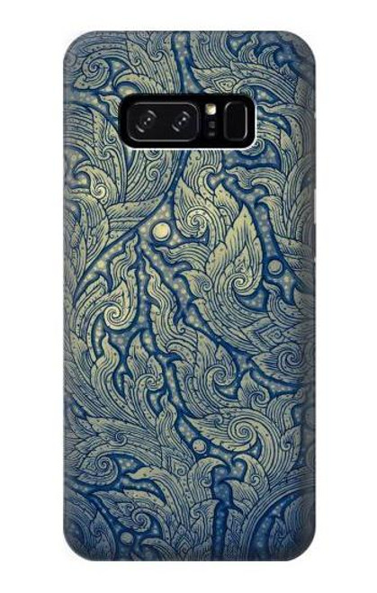 S0568 Thai Art Etui Coque Housse pour Note 8 Samsung Galaxy Note8