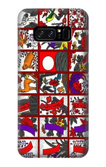 S1923 Hanafuda Japanese Flower Card Etui Coque Housse pour Note 8 Samsung Galaxy Note8