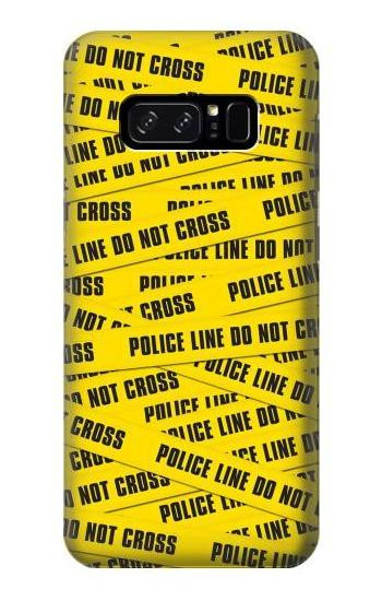 S2088 Police Line Do Not Cross Etui Coque Housse pour Note 8 Samsung Galaxy Note8