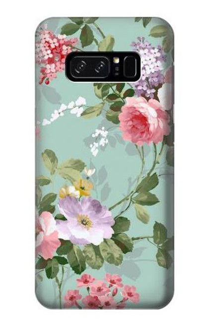 S2178 Flower Floral Art Painting Etui Coque Housse pour Note 8 Samsung Galaxy Note8