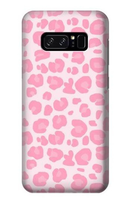 S2213 Pink Leopard Pattern Etui Coque Housse pour Note 8 Samsung Galaxy Note8