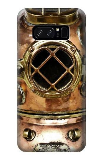 S2412 Vintage Deep Sea Diving Helmet Etui Coque Housse pour Note 8 Samsung Galaxy Note8