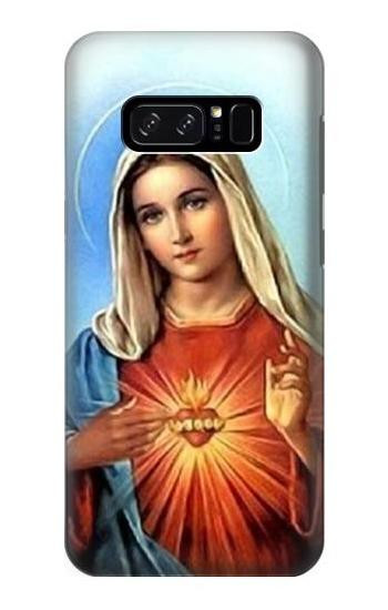 S2420 The Virgin Mary Santa Maria Etui Coque Housse pour Note 8 Samsung Galaxy Note8