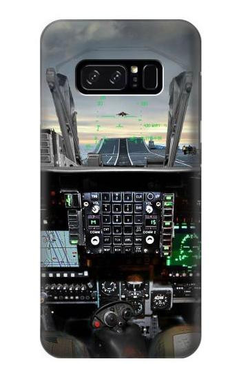 S2435 Fighter Jet Aircraft Cockpit Etui Coque Housse pour Note 8 Samsung Galaxy Note8