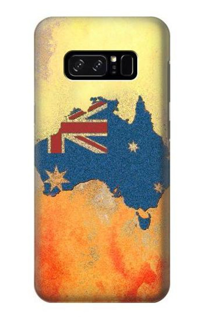 S2494 Australia Flag Map Rock Texture Etui Coque Housse pour Note 8 Samsung Galaxy Note8