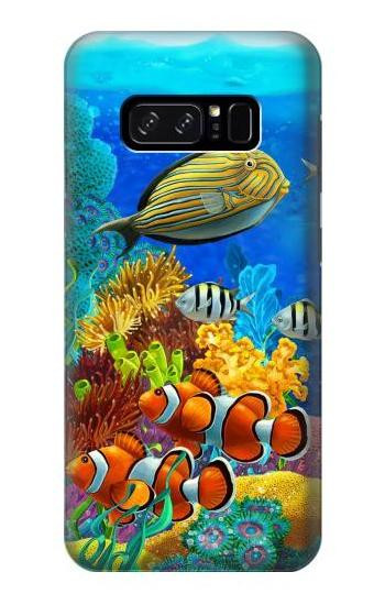 S2568 Sea Seabed Fish Corals Underwater Ocean Etui Coque Housse pour Note 8 Samsung Galaxy Note8
