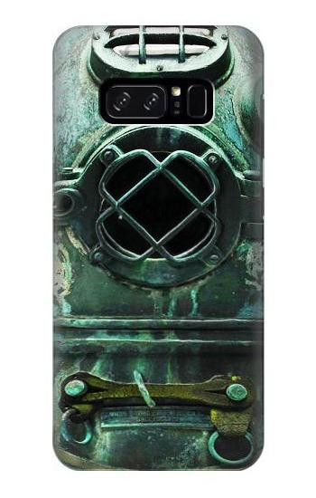S2632 Antique Vintage Deep Sea Diver Helmet Etui Coque Housse pour Note 8 Samsung Galaxy Note8