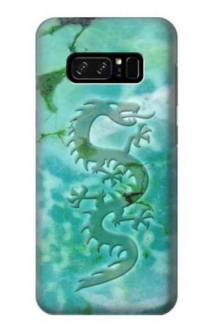 S2653 Dragon Green Turquoise Stone Graphic Etui Coque Housse pour Note 8 Samsung Galaxy Note8