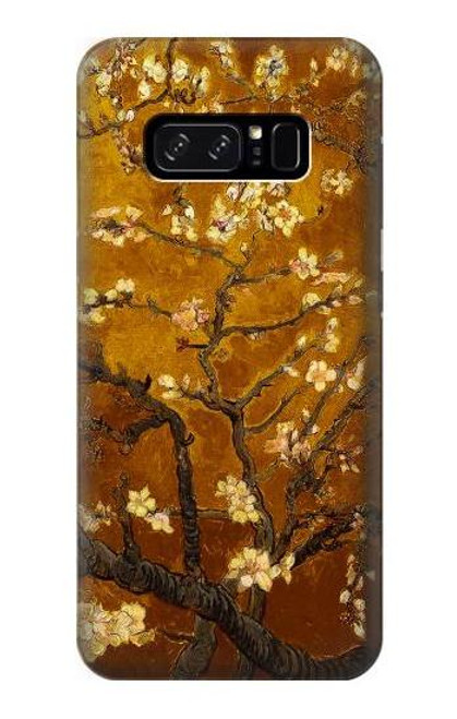 S2663 Yellow Blossoming Almond Tree Van Gogh Etui Coque Housse pour Note 8 Samsung Galaxy Note8