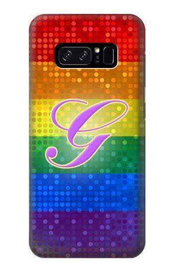 S2899 Rainbow LGBT Gay Pride Flag Etui Coque Housse pour Note 8 Samsung Galaxy Note8