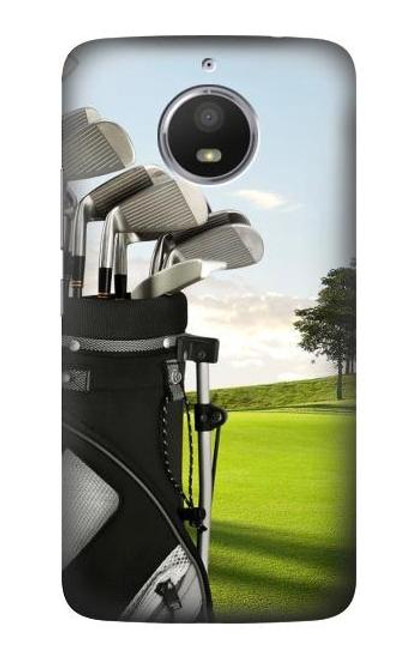 S0067 Golf Etui Coque Housse pour Motorola Moto E4 Plus